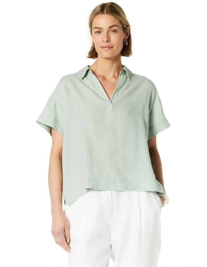 Gloria Top in Sage image 1