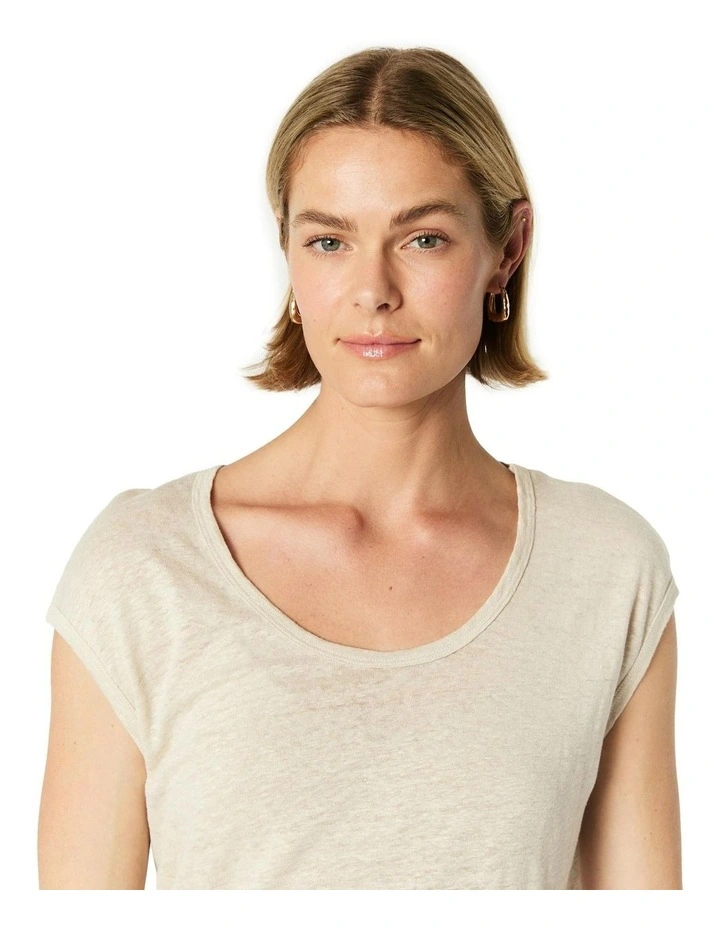 Shari Tee in Taupe image 4