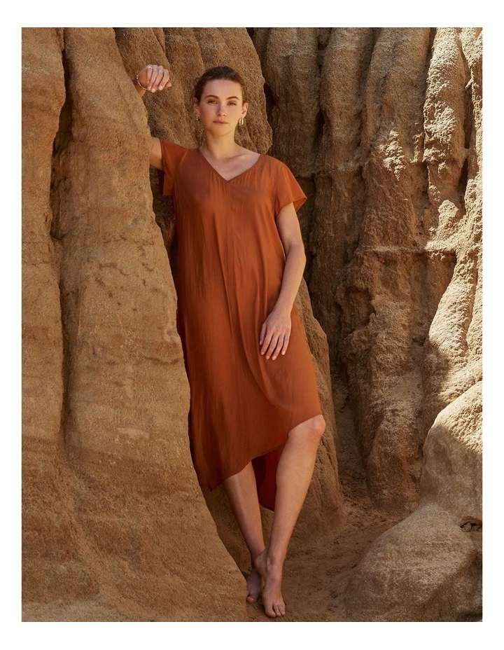 Courtney Dress in Brown image 7