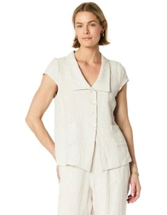 Lyra Vest in Ivory