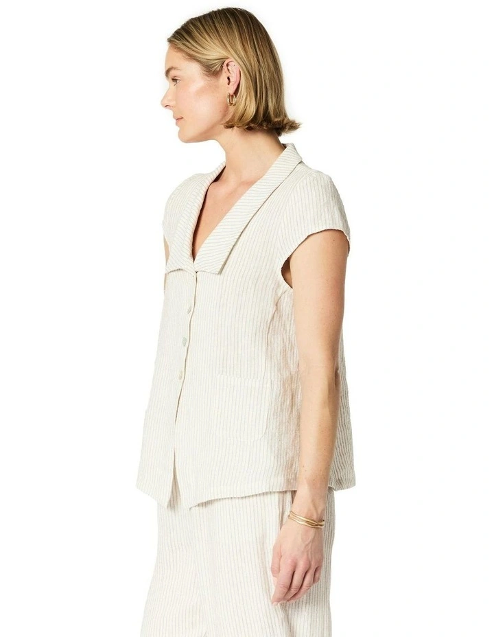 Lyra Vest in Ivory image 3