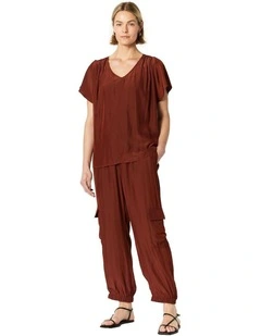Bailey Pant in Brown