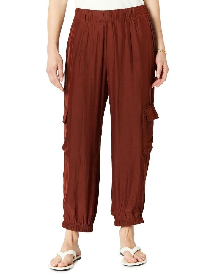Bailey Pant in Brown image 4