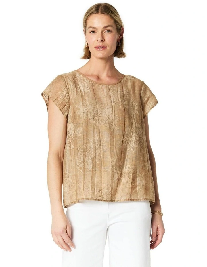 Susanna Top in Brown image 1