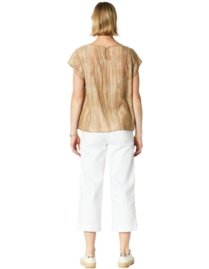 Susanna Top in Brown image 2