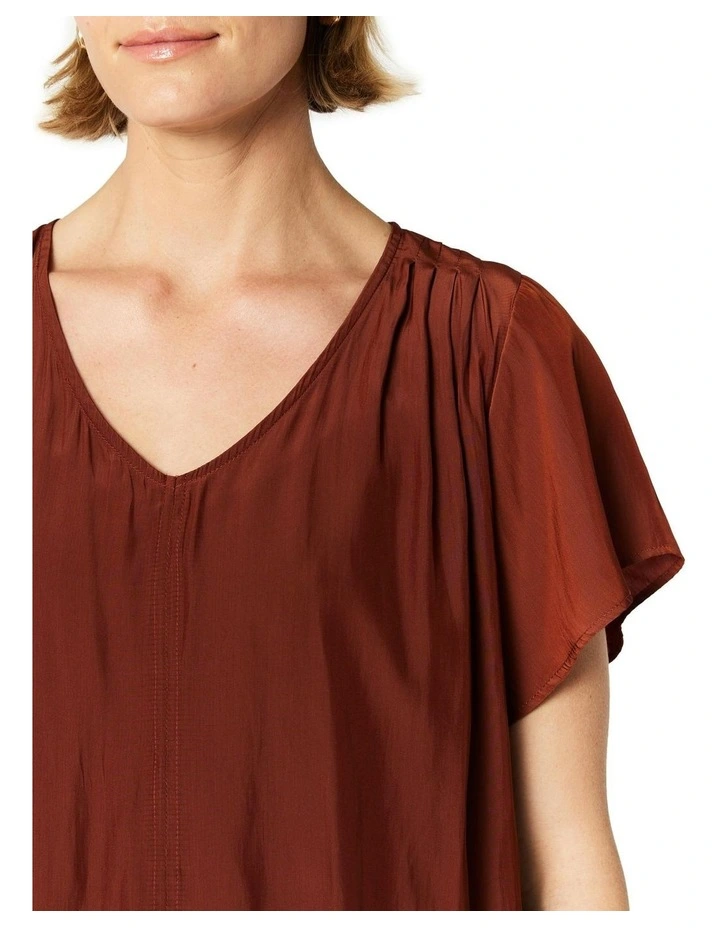 Lottie Top in Brown image 5