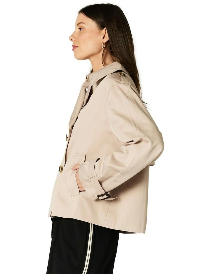 KAROLINA CROPPED TRENCH image 3