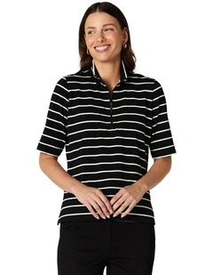 Geraldine Top in Black