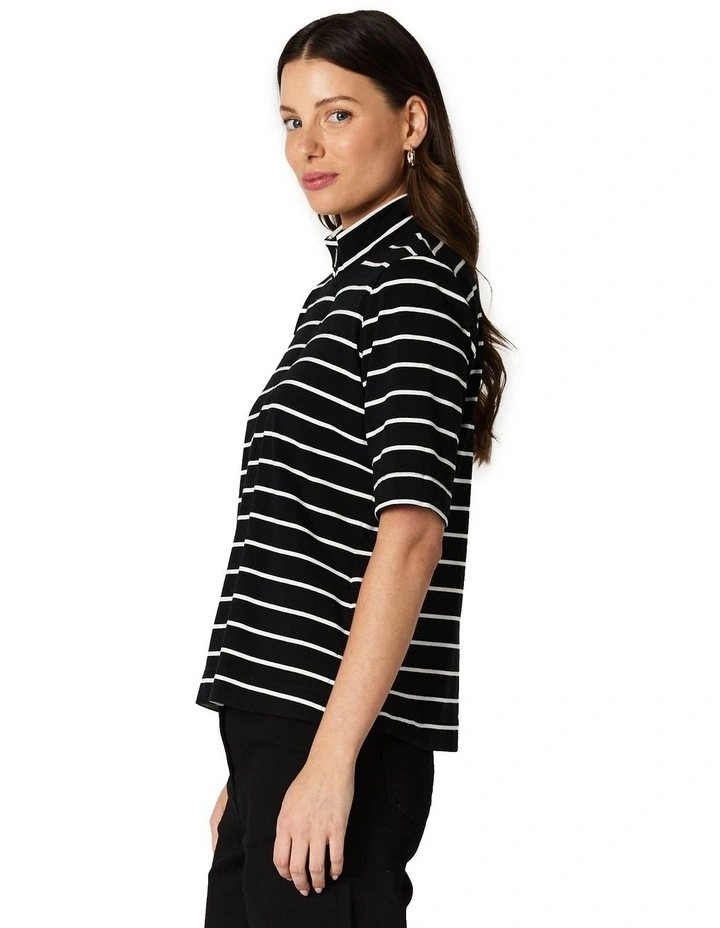 Geraldine Top in Black image 3