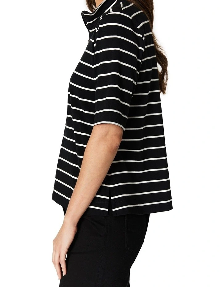 Geraldine Top in Black image 5