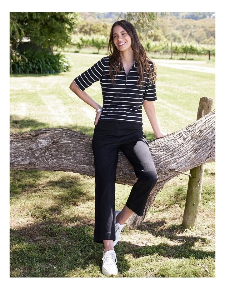 Geraldine Top in Black image 7