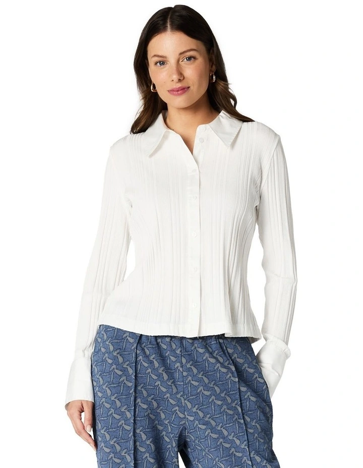 Shelby Shirt in White image 1