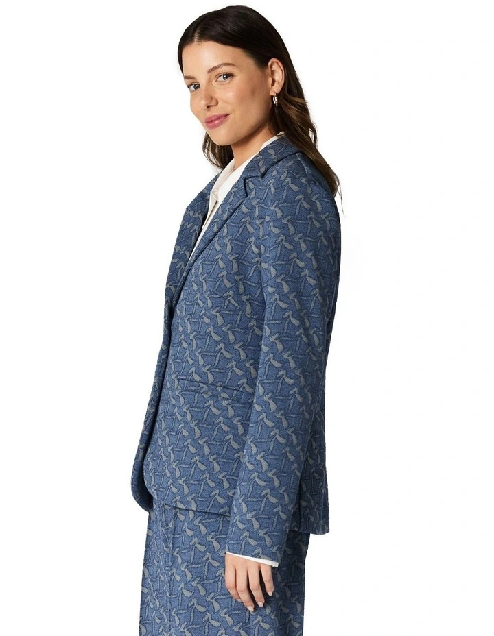 Laurel Jacket in Blue image 3