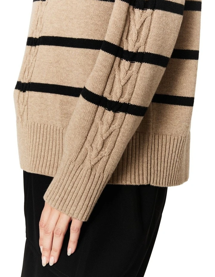 Adele Sweater in Beige image 6