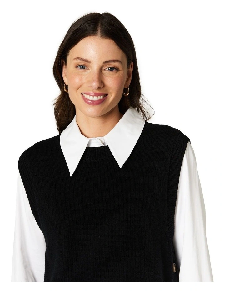 Bailey Vest in Black image 4