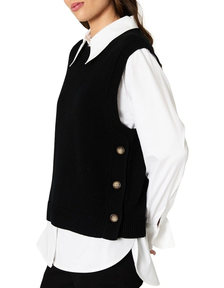 Bailey Vest in Black image 5