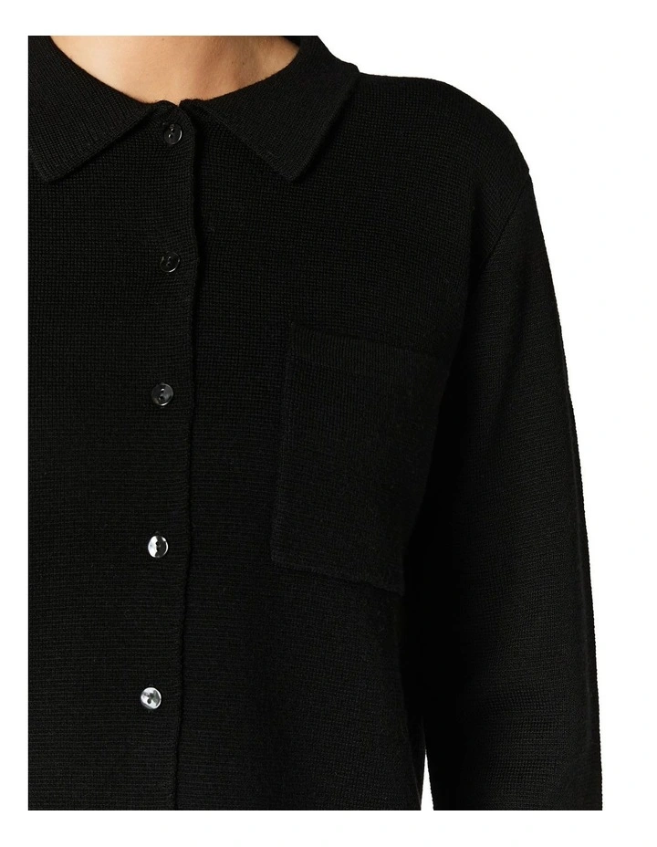 Banksia Knit Top in Black image 5