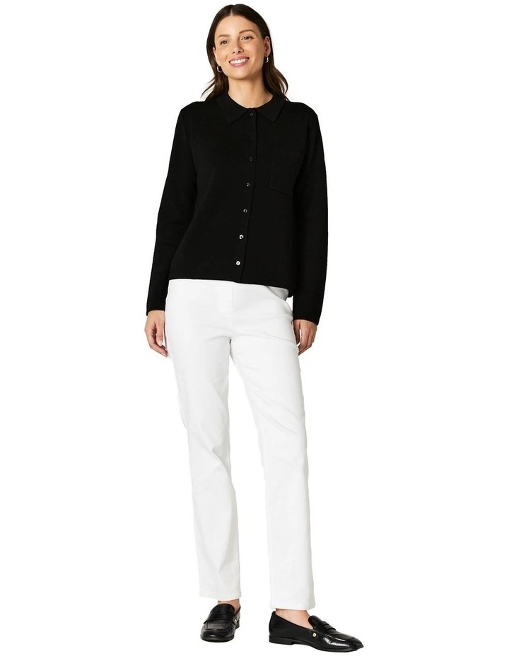 Banksia Knit Top in Black image 7