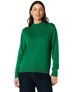 Janet Knit Top in Green