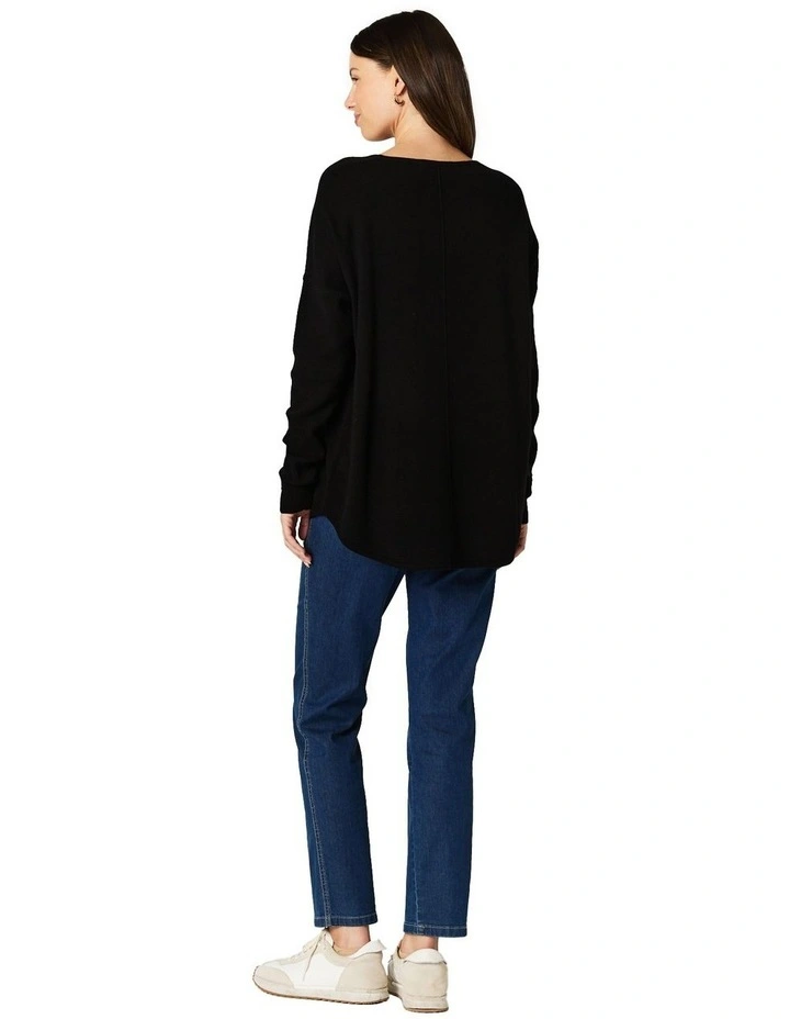 Isabelle Sweater in Black image 2