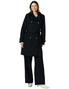 Chelsea Trench Coat in Navy