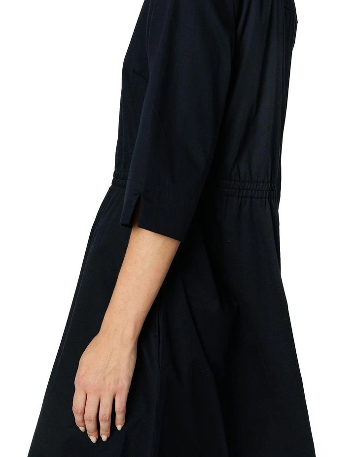 Gillian Dress in Dark Navy image 5