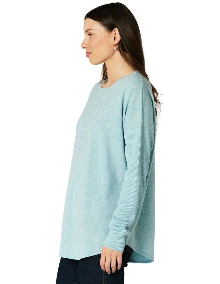 Isabelle Sweater in Aquamarine image 3