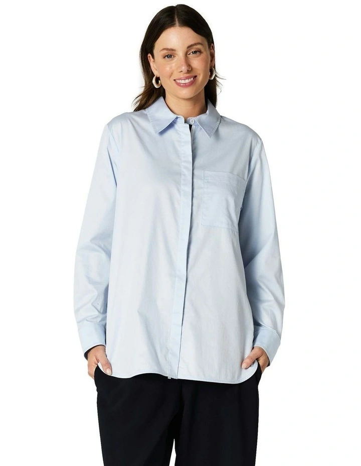 Adeline Shirt in Sky Blue image 1