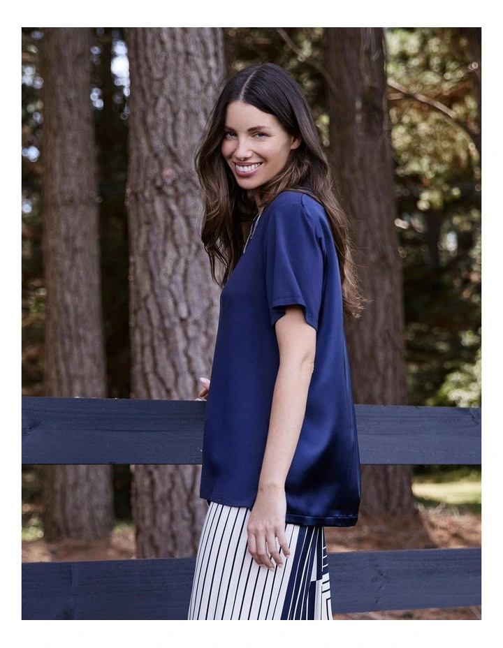 Stevie Top in Dark Navy image 7