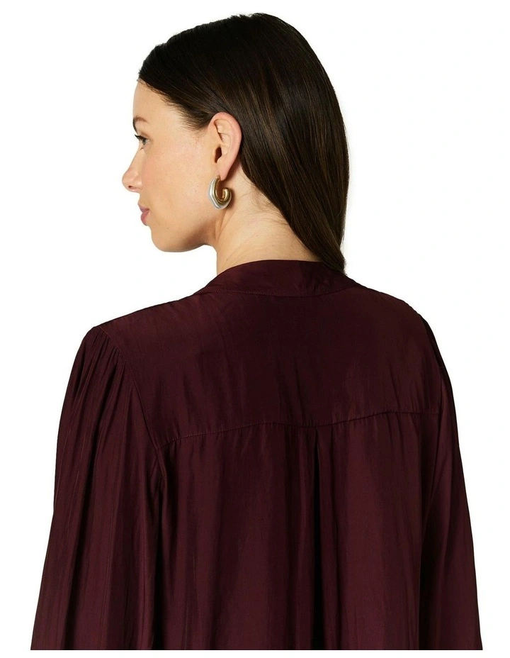 Francine Blouse in Wine image 6