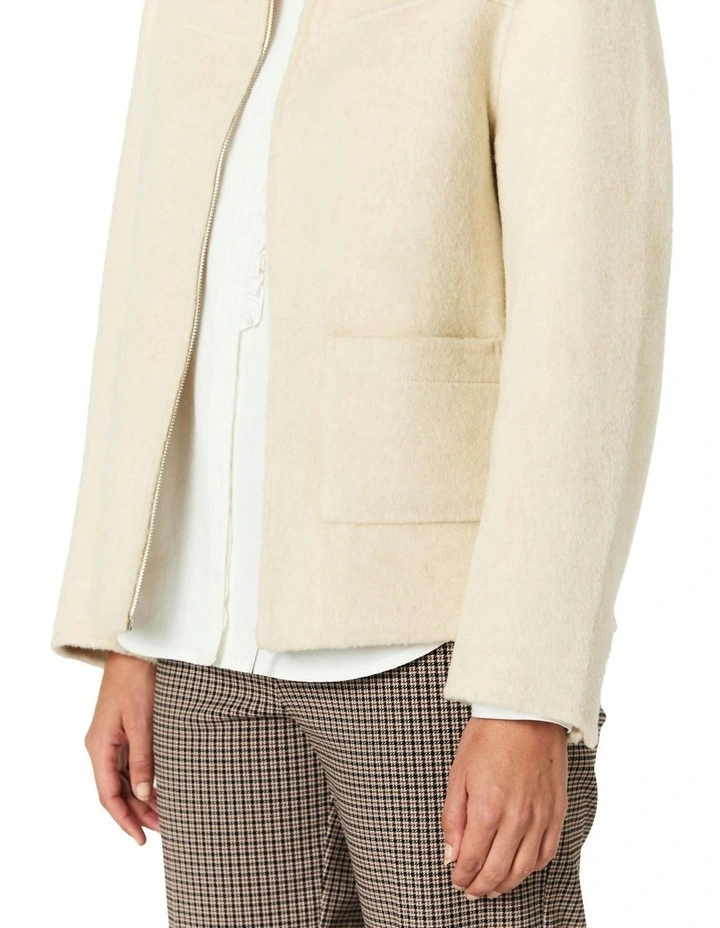 Osprey Crop Coat in Oatmeal image 5