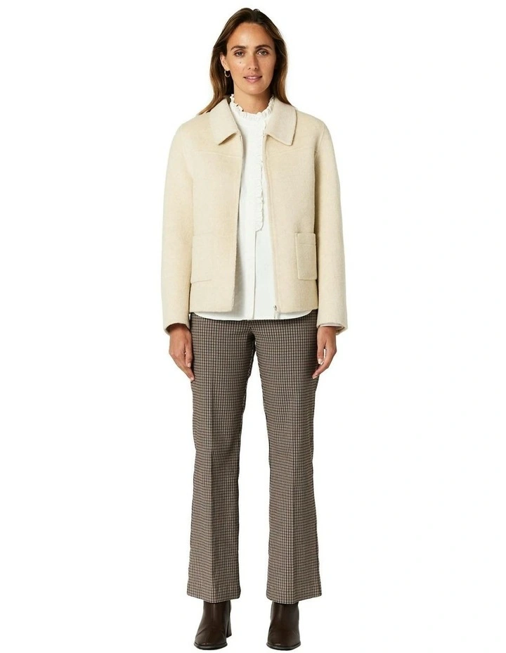 Osprey Crop Coat in Oatmeal image 7