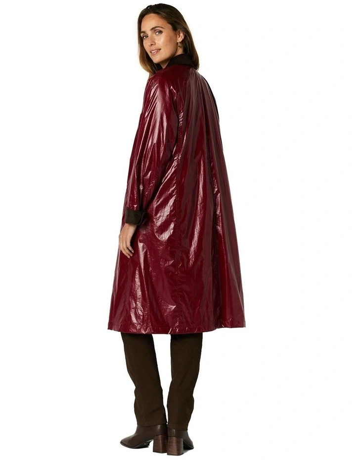 Felicity Coat in Raspberry image 2