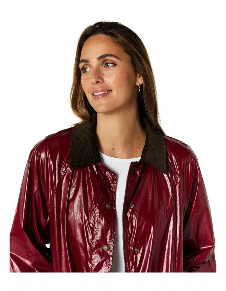 Felicity Coat in Raspberry image 4