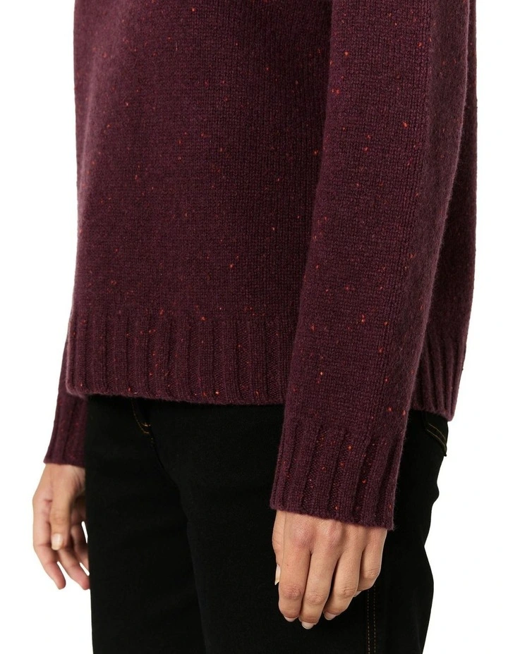Hyacinth Sweater in Burgundy image 5