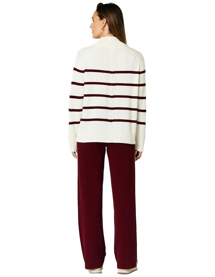 Adele Sweater in White image 2