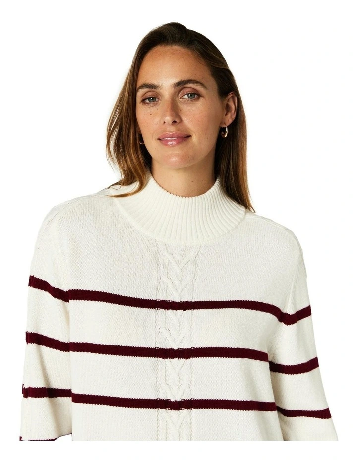 Adele Sweater in White image 4