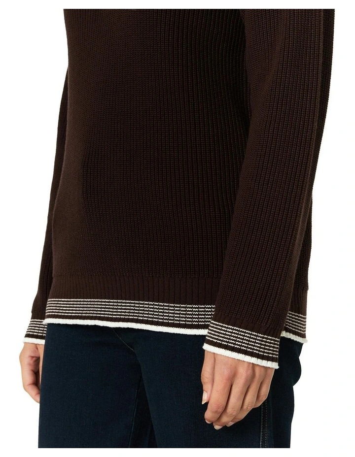 Dover Sweater in Chocolate image 5