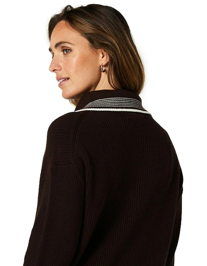 Dover Sweater in Chocolate image 7