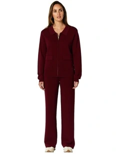Melia Pant in Wine