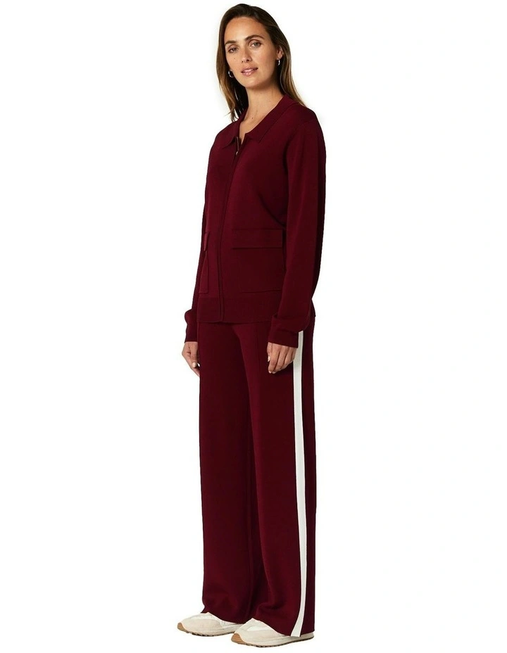 Melia Pant in Wine image 3