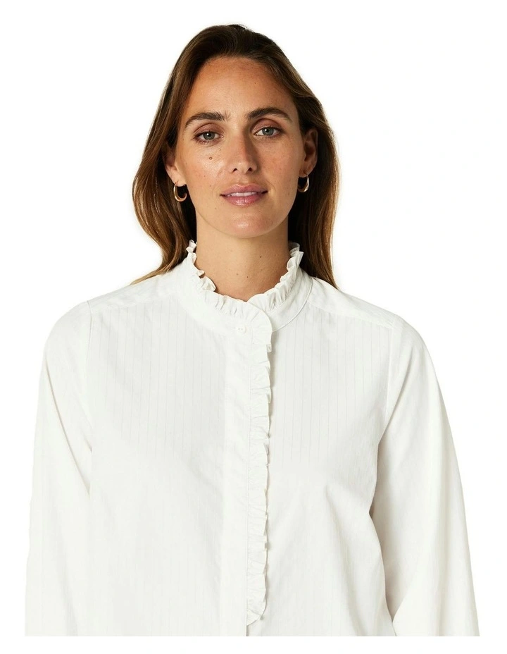 Shirley Shirt in White image 4