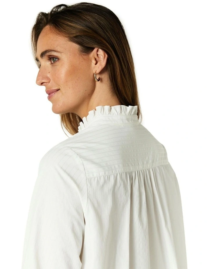 Shirley Shirt in White image 7