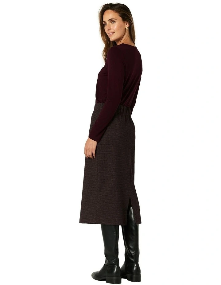 Ella Skirt in Wine image 2