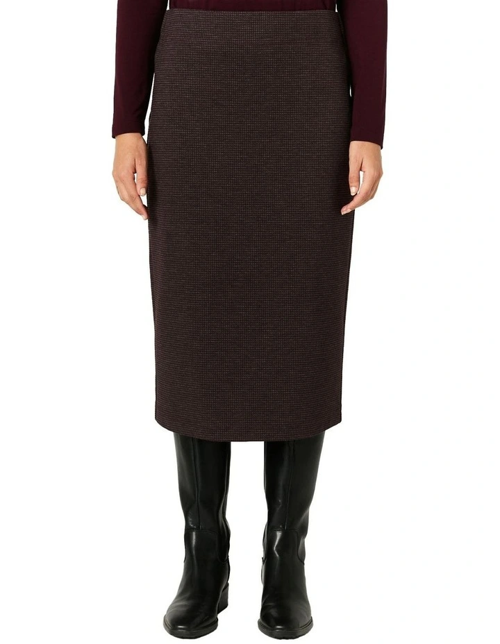 Ella Skirt in Wine image 4