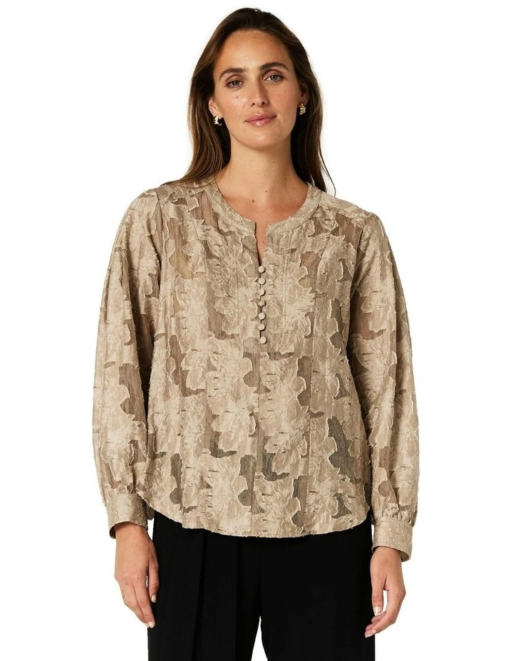 Aida Blouse in Champagne image 1