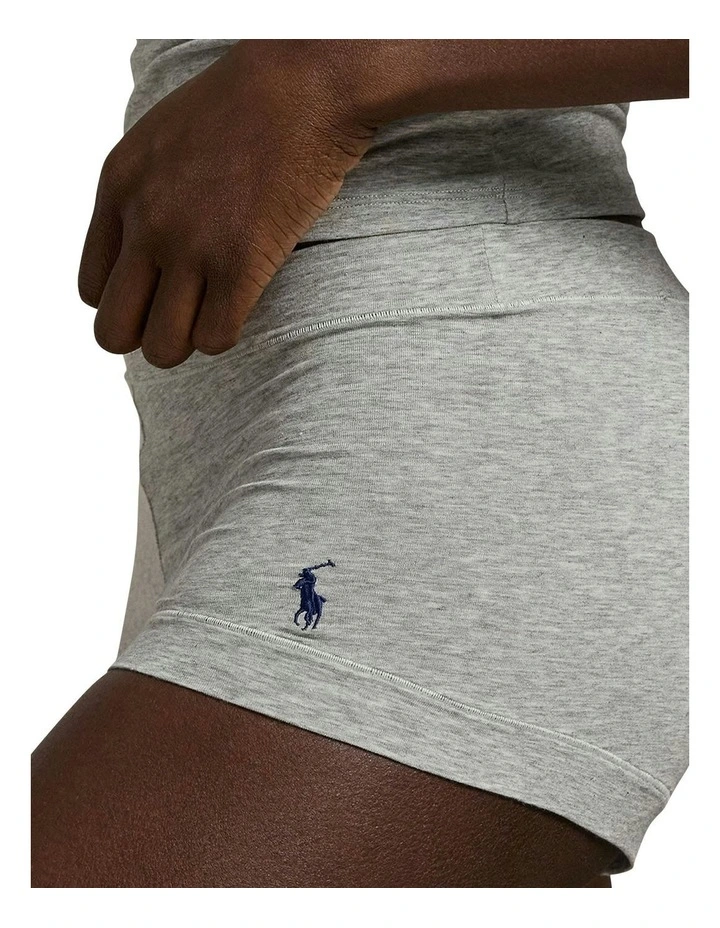 Club Cotton Stretch Shorty Underwear in Heather Grey image 3