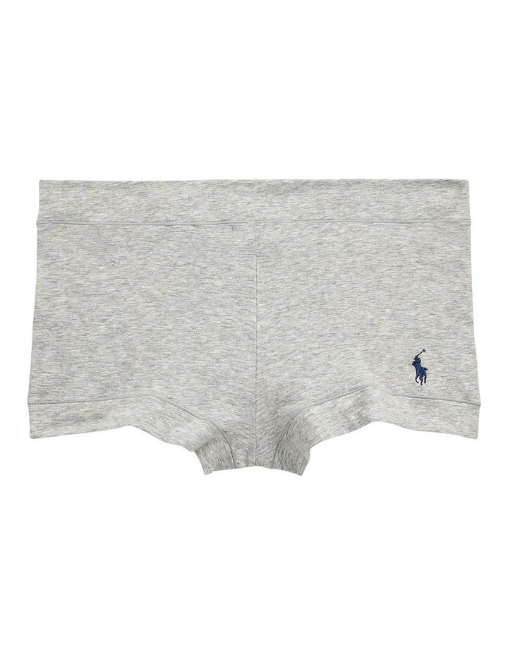 Club Cotton Stretch Shorty Underwear in Heather Grey image 6