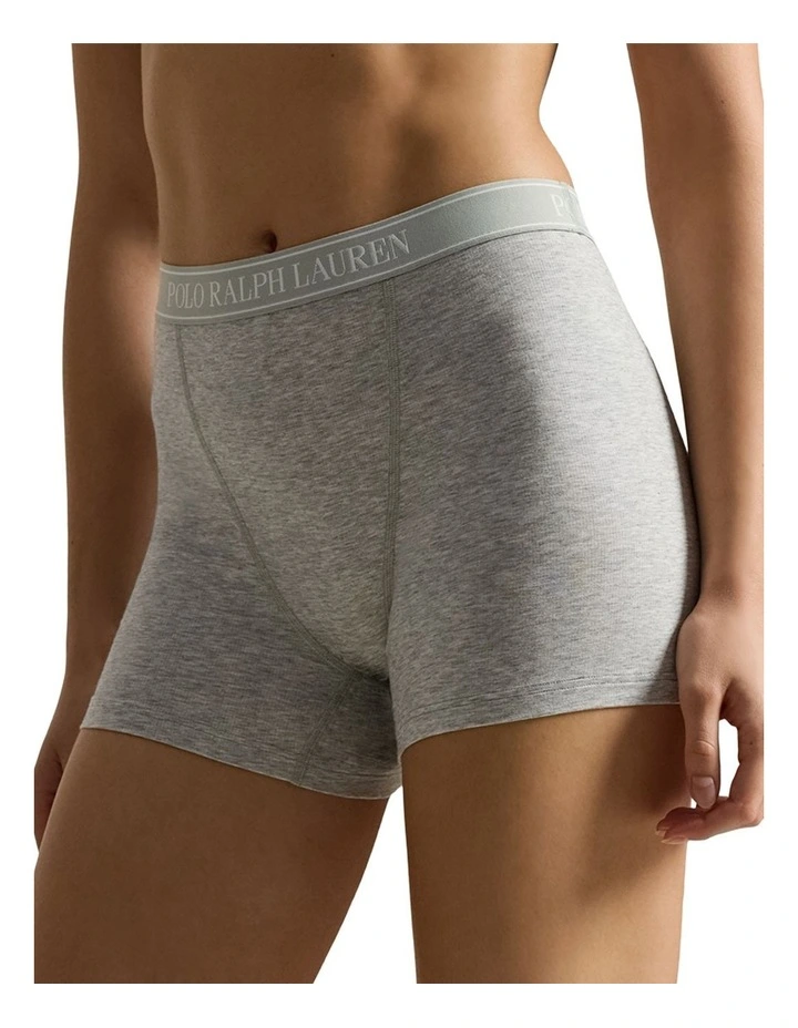 Essentials Cotton-Blend Boxer Brief in Heather Grey image 3