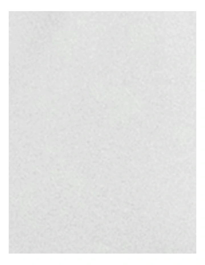 Club Cotton Short Sleeve Crew Neck Sleep T-Shirt in White Cloud image 6